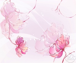 Эскиз розовых цветов