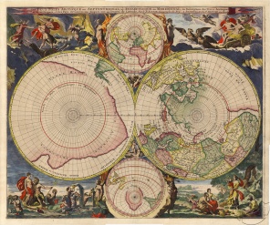 Античная карта Мира