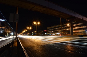 Ночная дорога по Греции