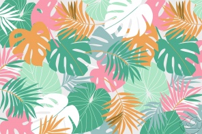 Рисунок пальмовых листьев
