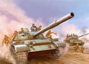 Рисунок Советского среднего и основного танка Т-62
