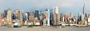 Вид на Манхэттен со стороны реки