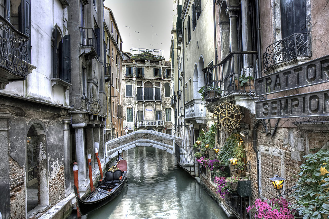 Венеция мост улочки