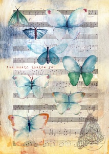 Бабочки на нотах