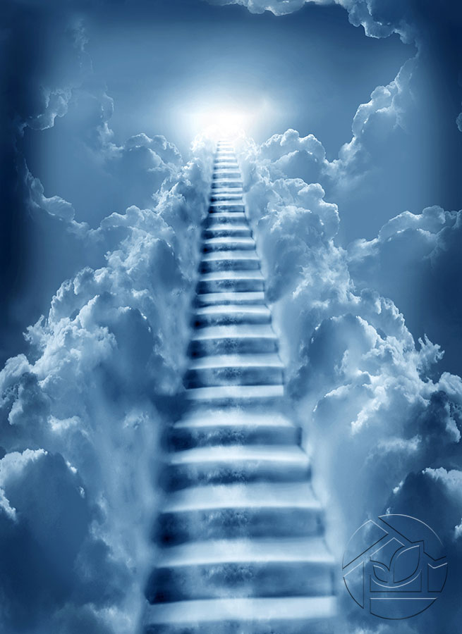 Фотообои "Долгая лестница в небеса" - Арт. 009009006