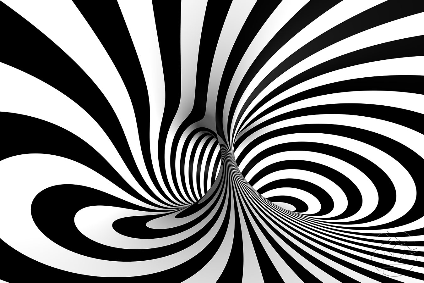 Чёрно-белая спираль гипноз