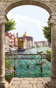 Балкон с видом на Венецию