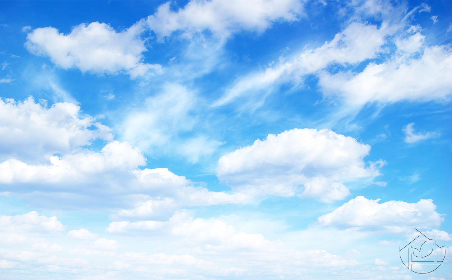 Фотообои "Синее небо с облаками" - Арт. 009009014