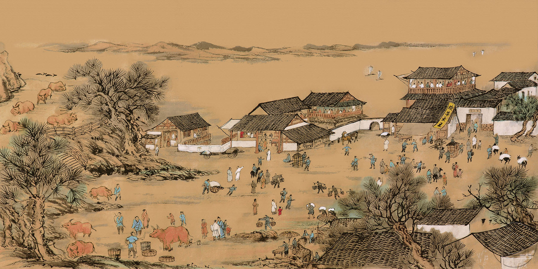 Древние китайские поселения