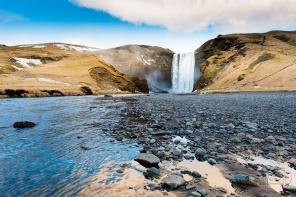 Скоугафосс Водопад в Исландии