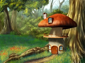 Сказочный домик-гриб