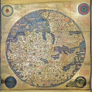 Mappa Mundi - карта мира 1450 года