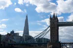 Лондонский небоскрёб и Тауэрский мост