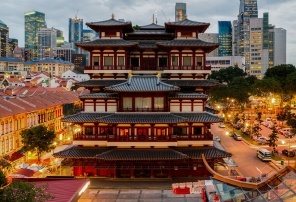 Буддистский храм в Сингапуре