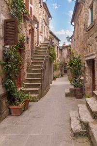 Старинная улочка Тосканы