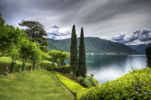 Озеро в горах Италии