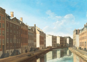 Геррит Беркхейде - набережная канала Херенграхт в Амстердаме 1672