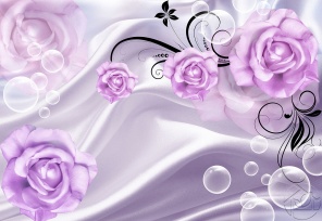 Фон из фиолетовых роз