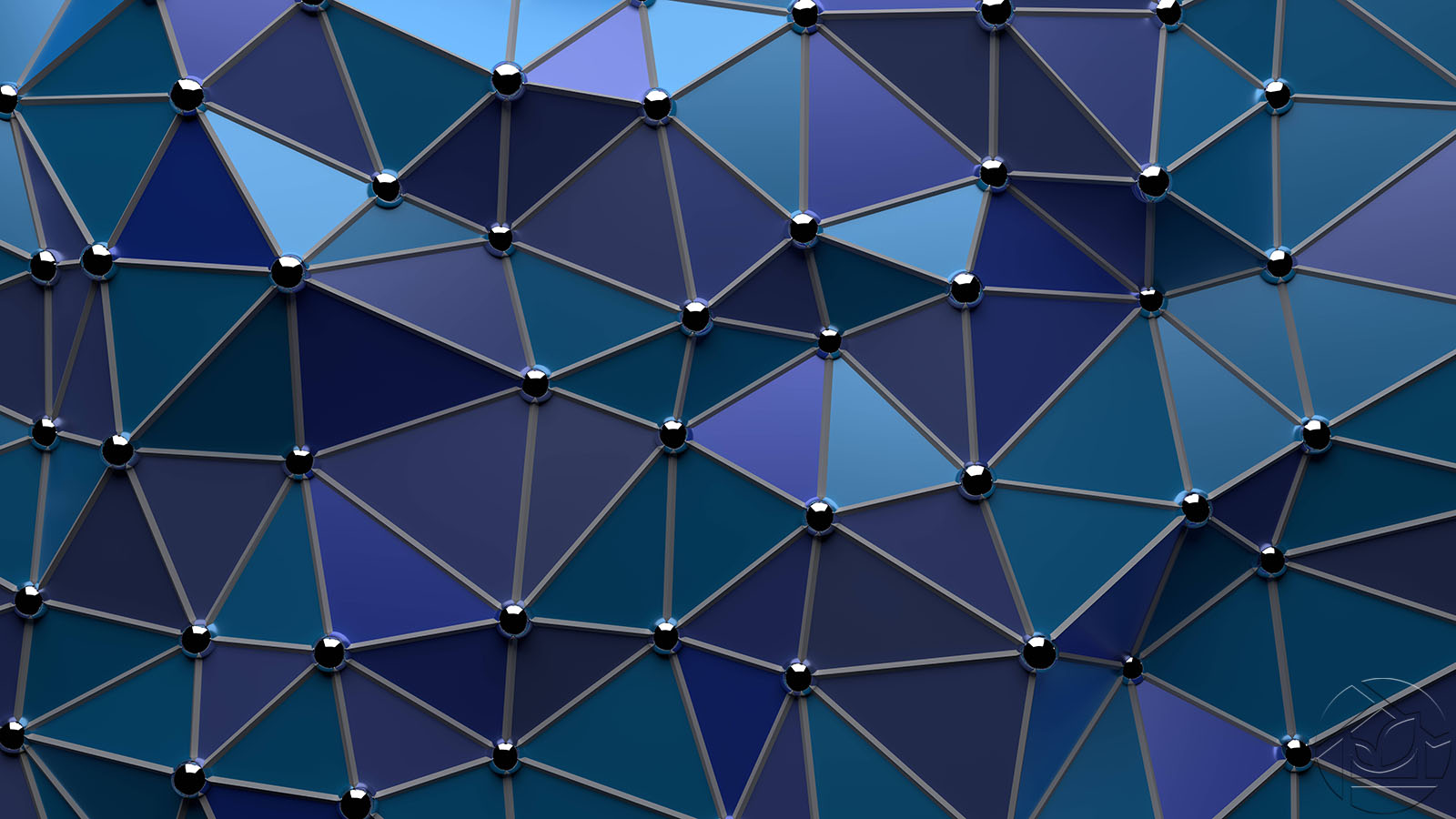 Абстрактный фон из треуголников