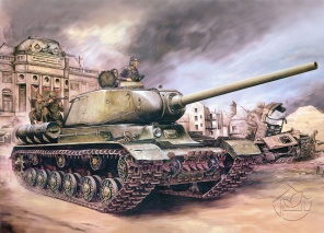 Рисунок: Советский тяжёлый танк ИС-2