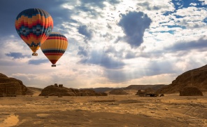 воздушные шары над каньоном