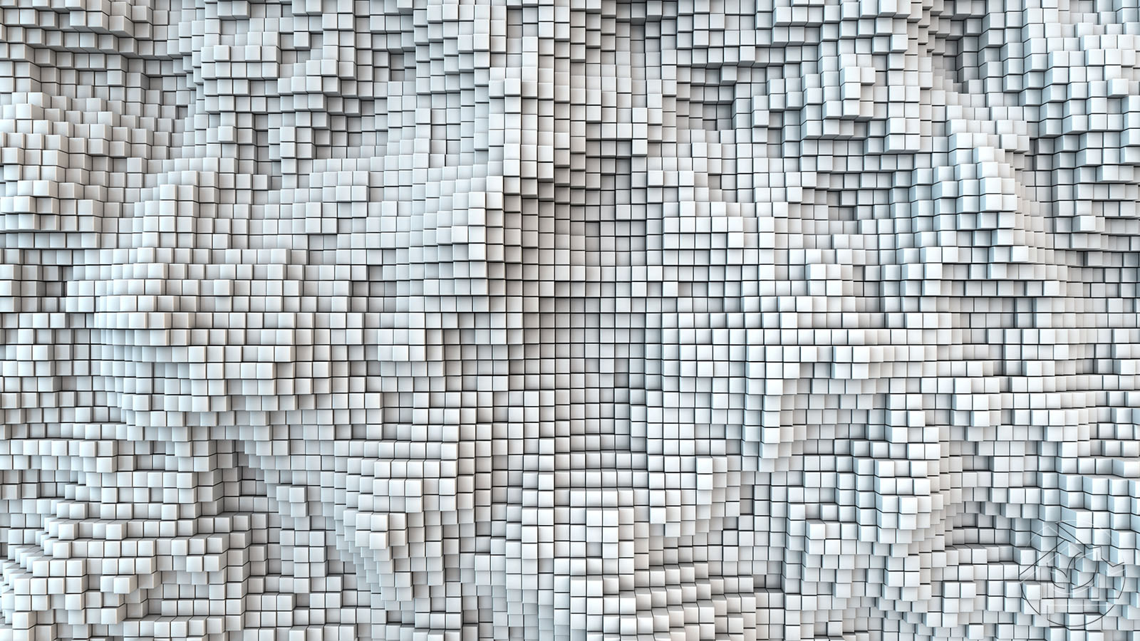 Рельефная кубическая мозайка