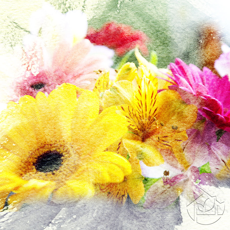 Картины красивые цветы в стиле арт - Арт. 025000595 | Купить в  интернет-магазине Фото в дом - Фото в дом