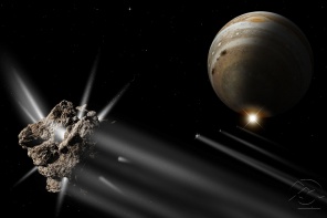 Астероид возле Юпитера