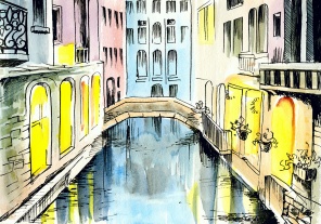 акварельная Венеция