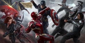 Сражение Капитана Америка и Железного Человека