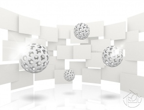 3D абстракция шары в пространстве