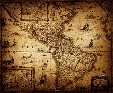 Карта Америки "America noviter delineata"