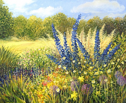 Рисунок полевых цветов
