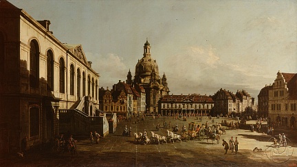 площадь нового рынка в Дрездене