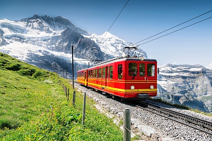 Железная дорога Юнгфрау в Швейцарии