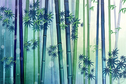Фон из бамбука