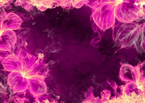 Фиолетовое цветочное пламя