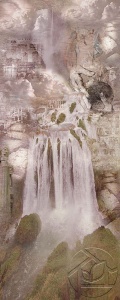 Абстракция водопад и история